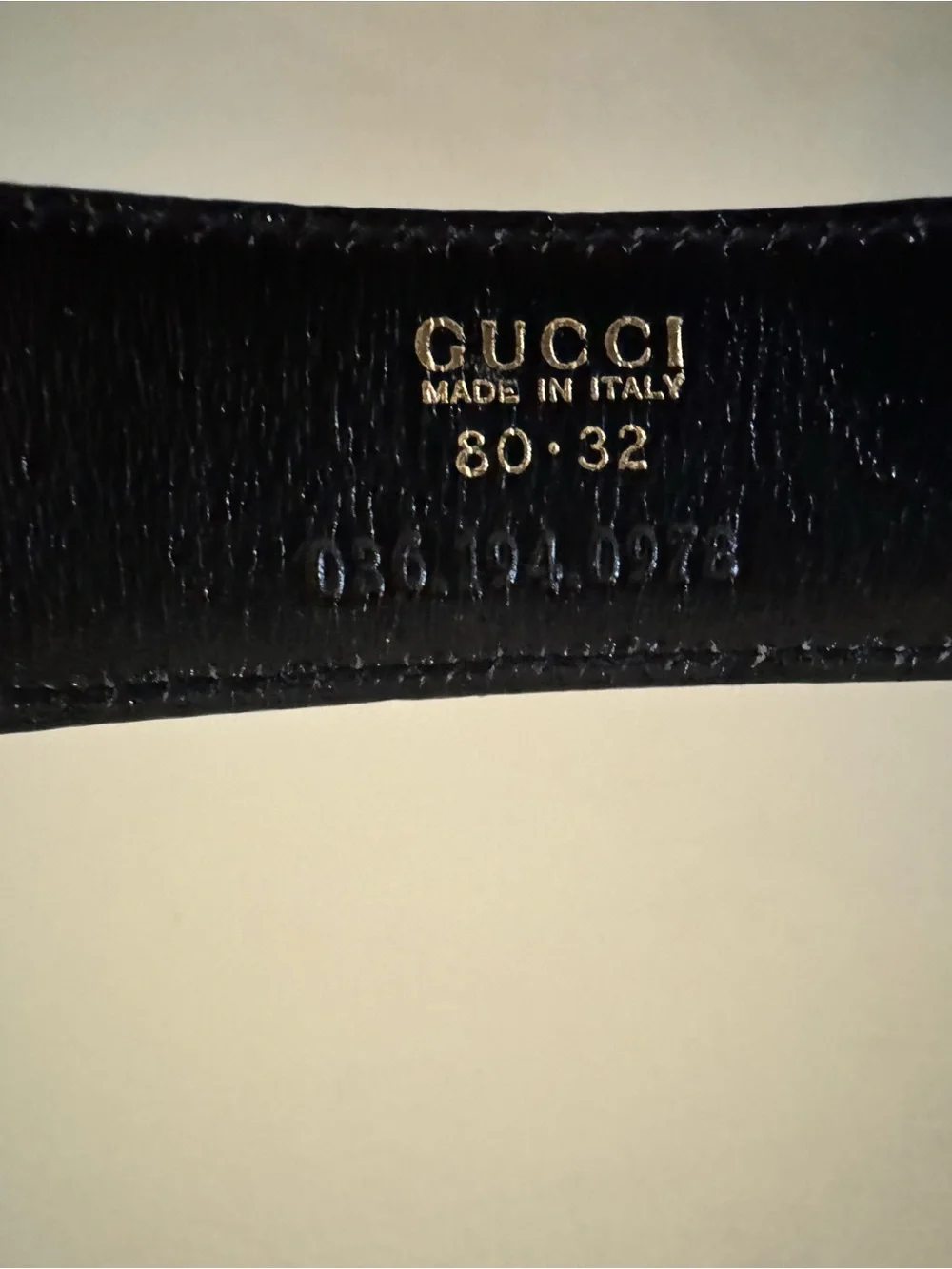 Gucci Equestrian Double Horse Head Silver Buckle Leather Belt Vtg 80/32